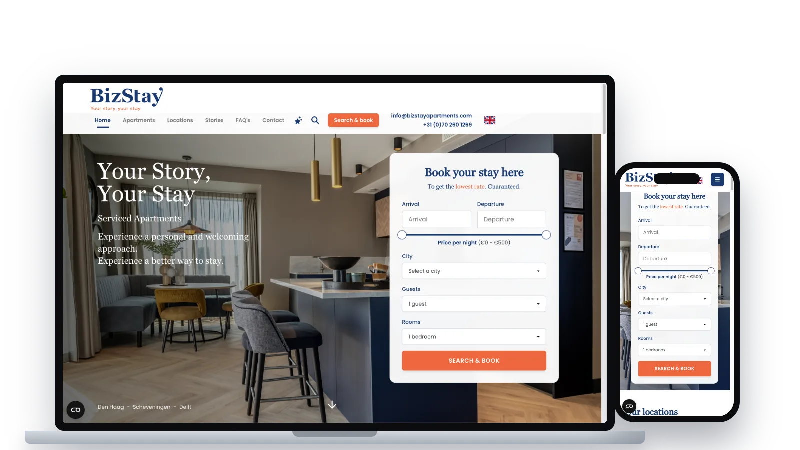 BizStay booking platform
